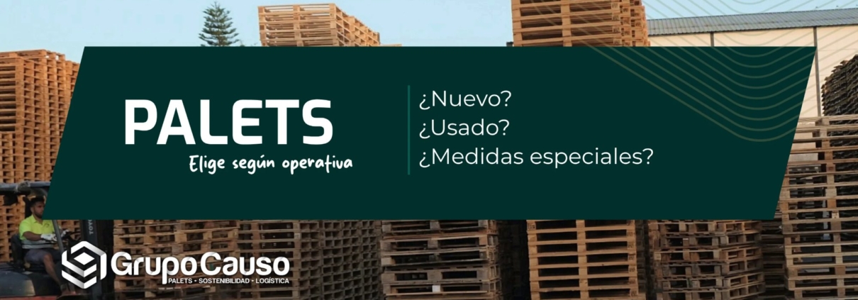 Portada del artículo «Palet nuevo, de segundo uso o a medida: cómo elegir según su operativa»